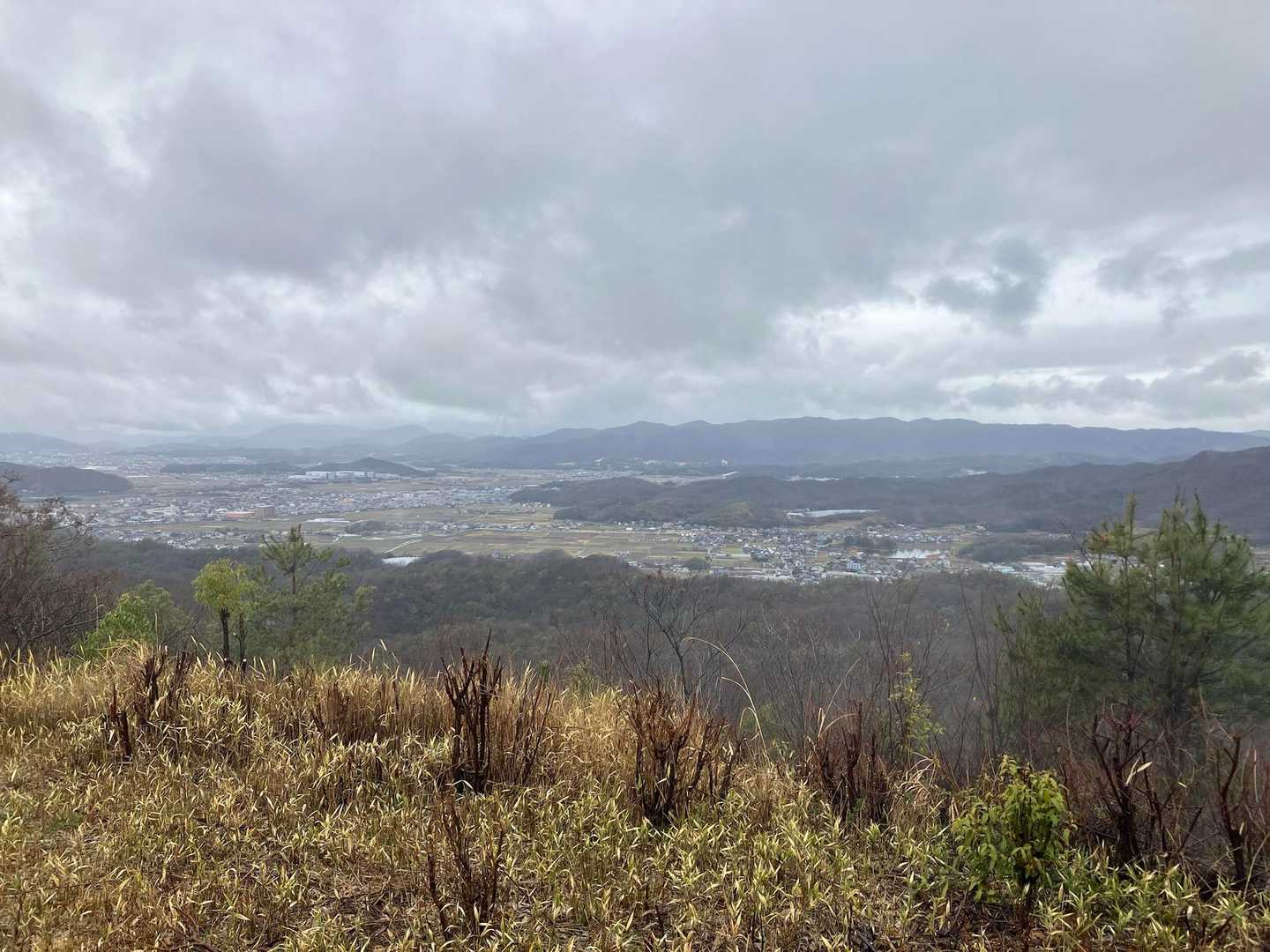 大平山少し小降りに。