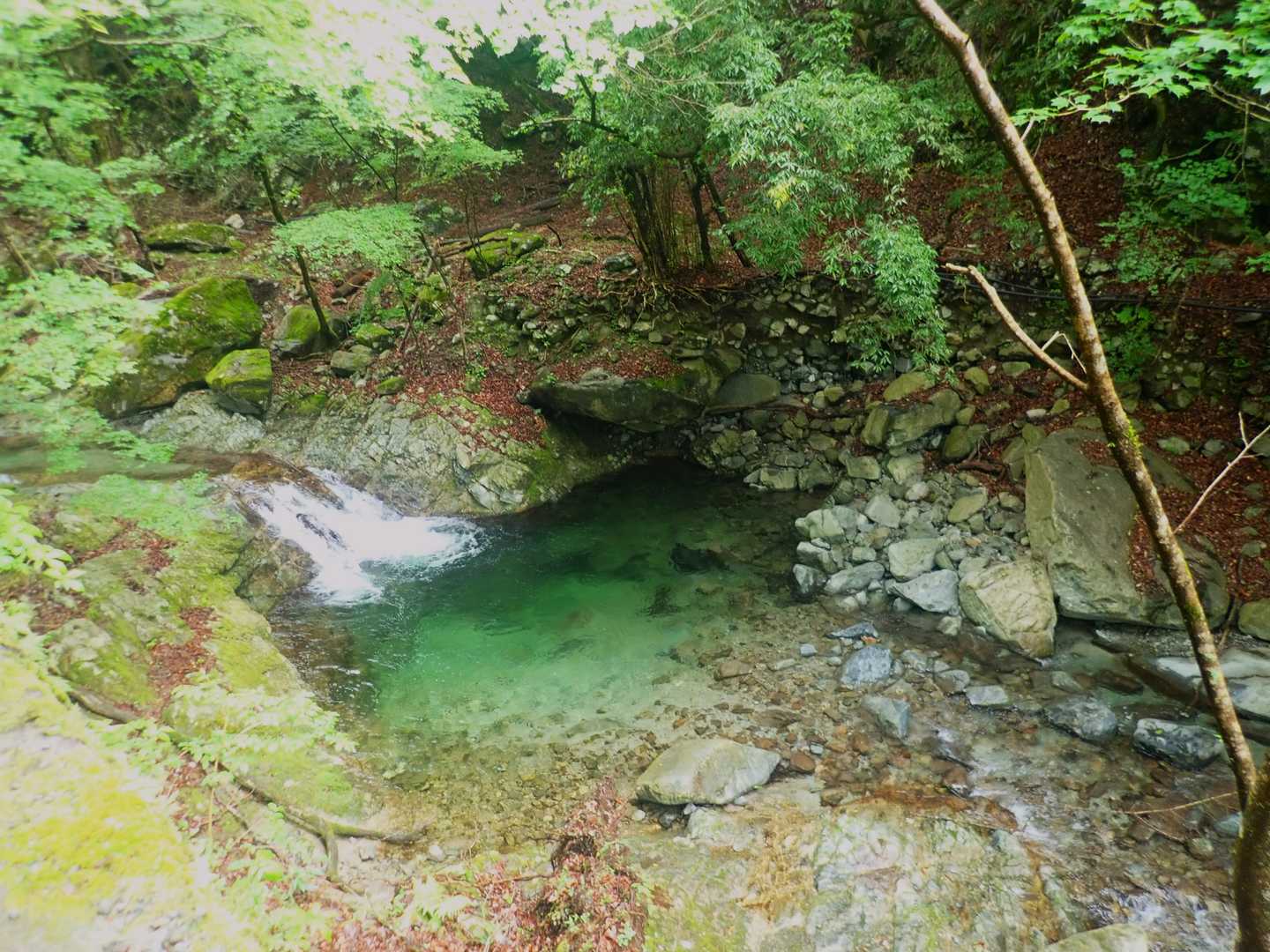 大滝沢、綺麗です！