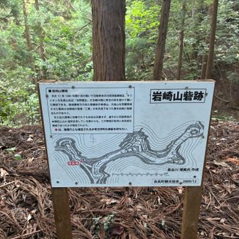 高山右近の岩崎山へ