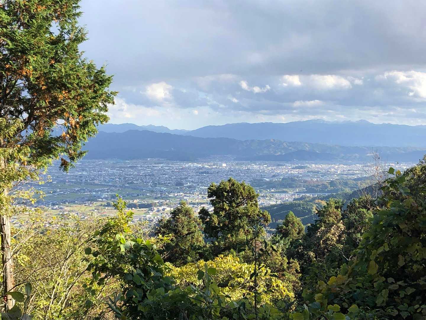 展望台からの眺め🤩
吉野方面⛰️⛰️