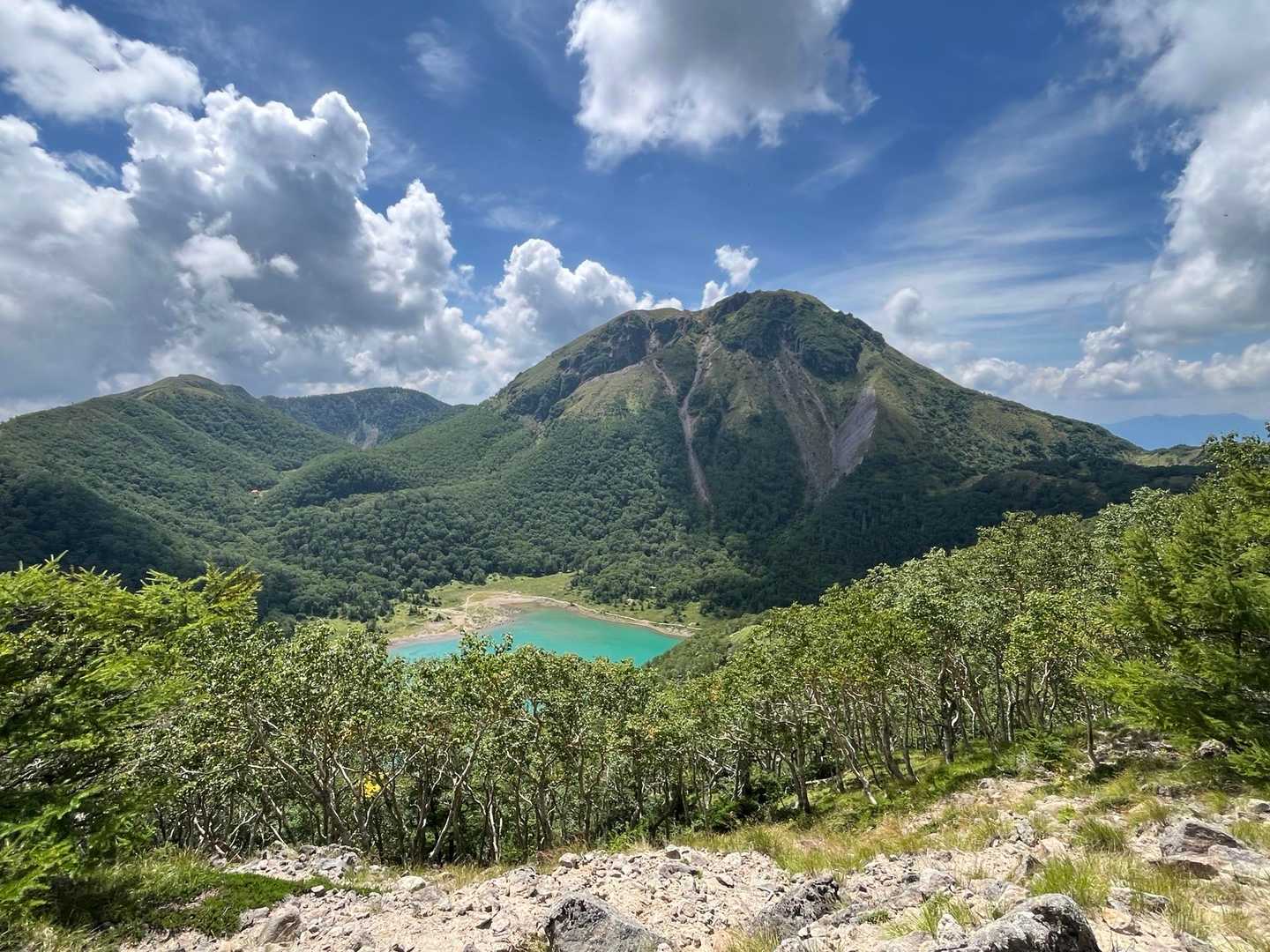 金精峠登山口-金精峠-金精山-五色山 往復コースの写真