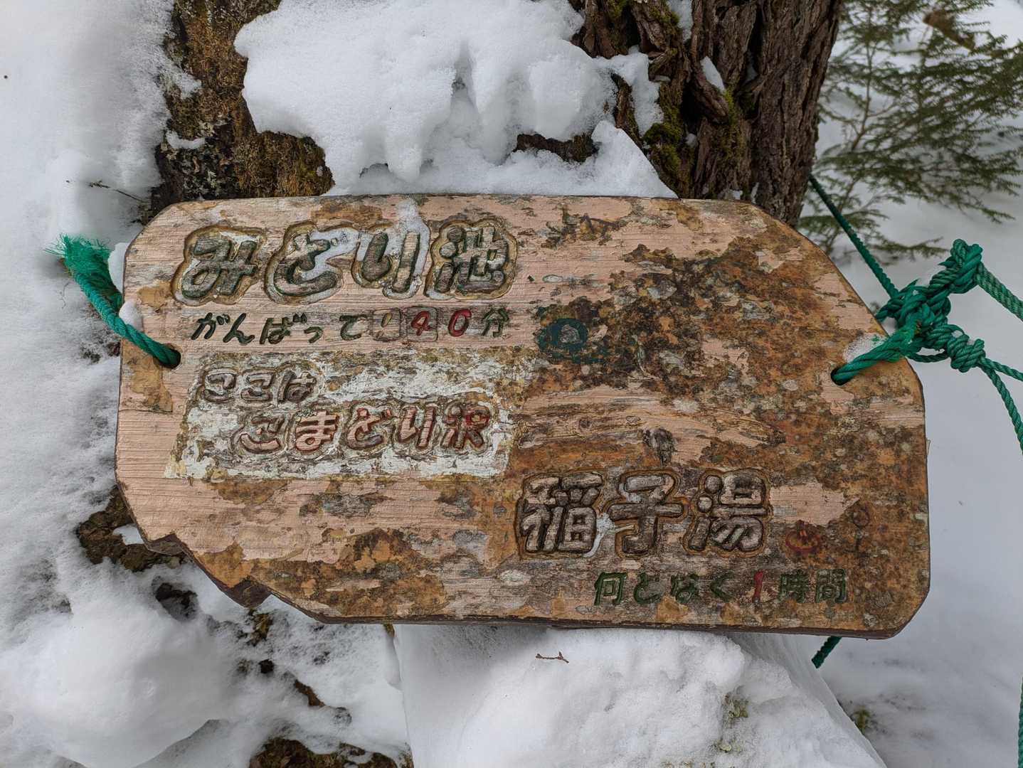 みどり池まであと40分もあるのか…