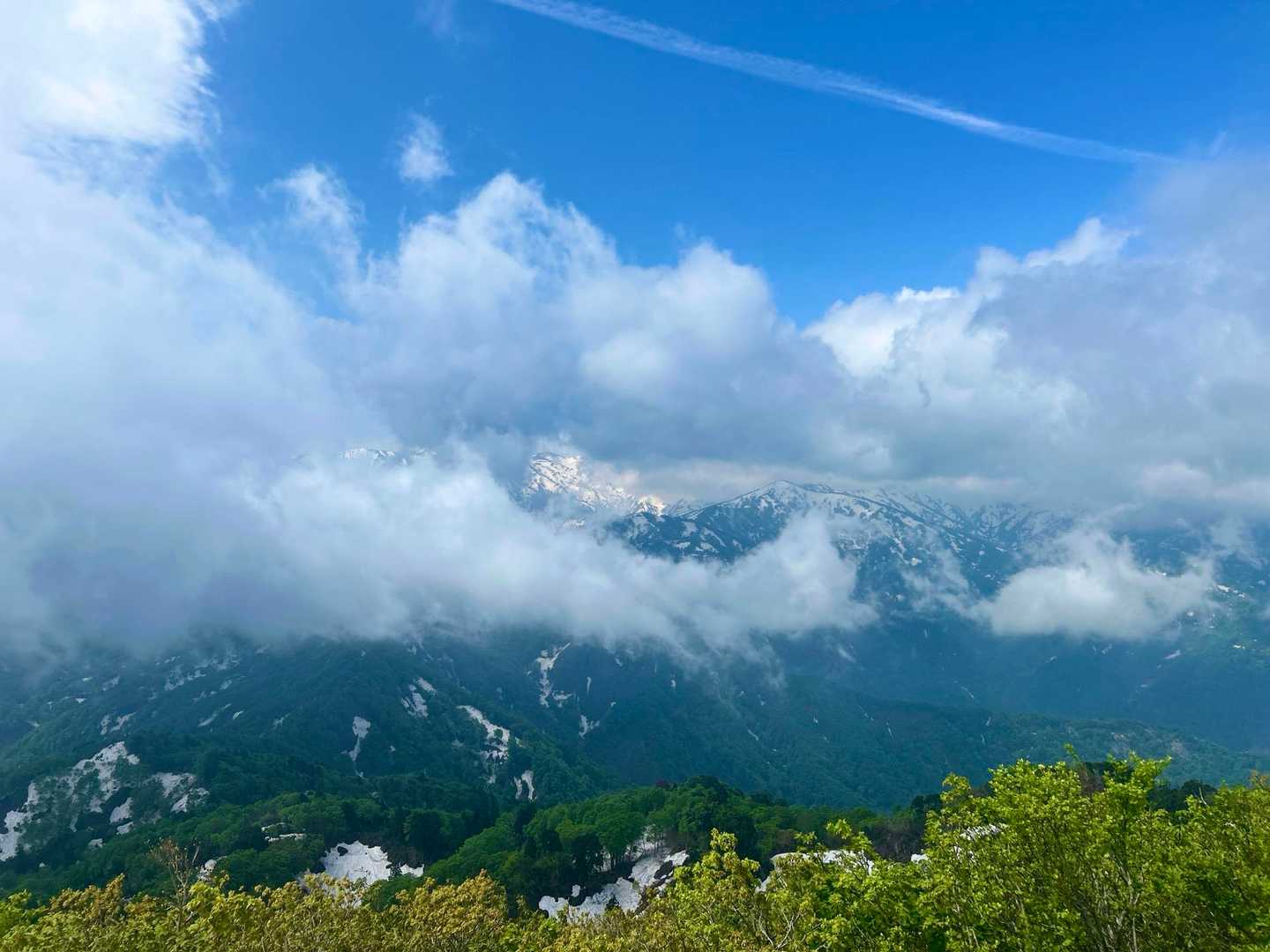 白馬方面🏔️☁️