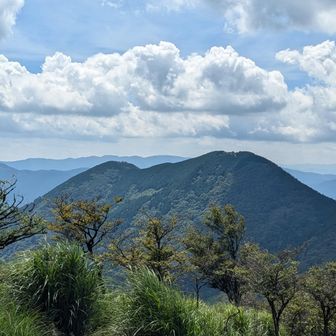 今から目指す大洞山