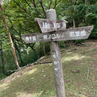 熊のコル🐻
以前、滑床渓谷千畳敷の方から来たことがあります