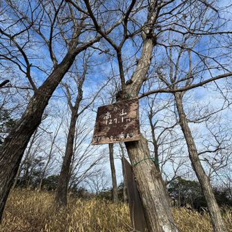 ゆぴか♨️さんの🅿️からスタートして約10分、最初のピークが前回取り逃がしたお目当ての高山▲
これで本日の目的達成なのでいつでも撤退OK!🤣
