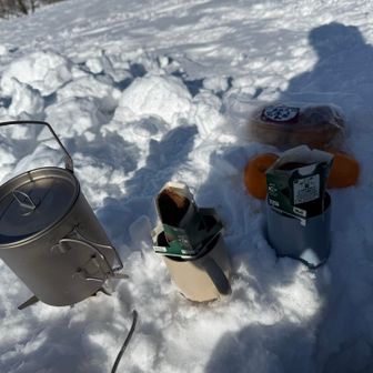 山頂での熱いものはええですなぁｗ