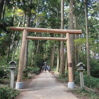 一の鳥居がきれいに仕上がっていました