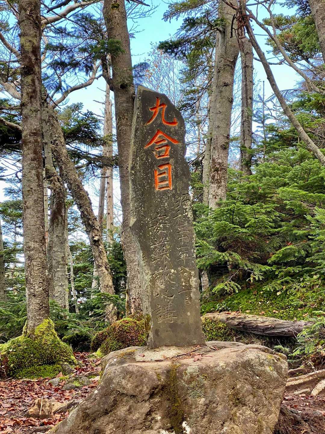 九合目です。