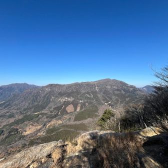 あれが大崩山かー