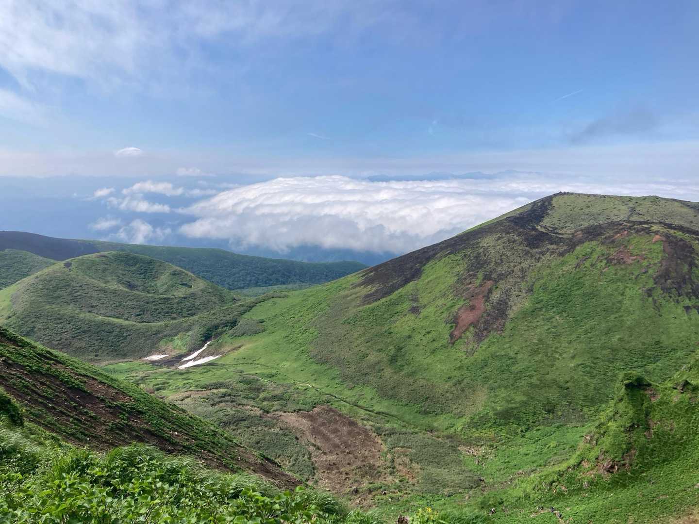秋田駒ケ岳八合目登山口-横岳-駒池 周回コースの写真