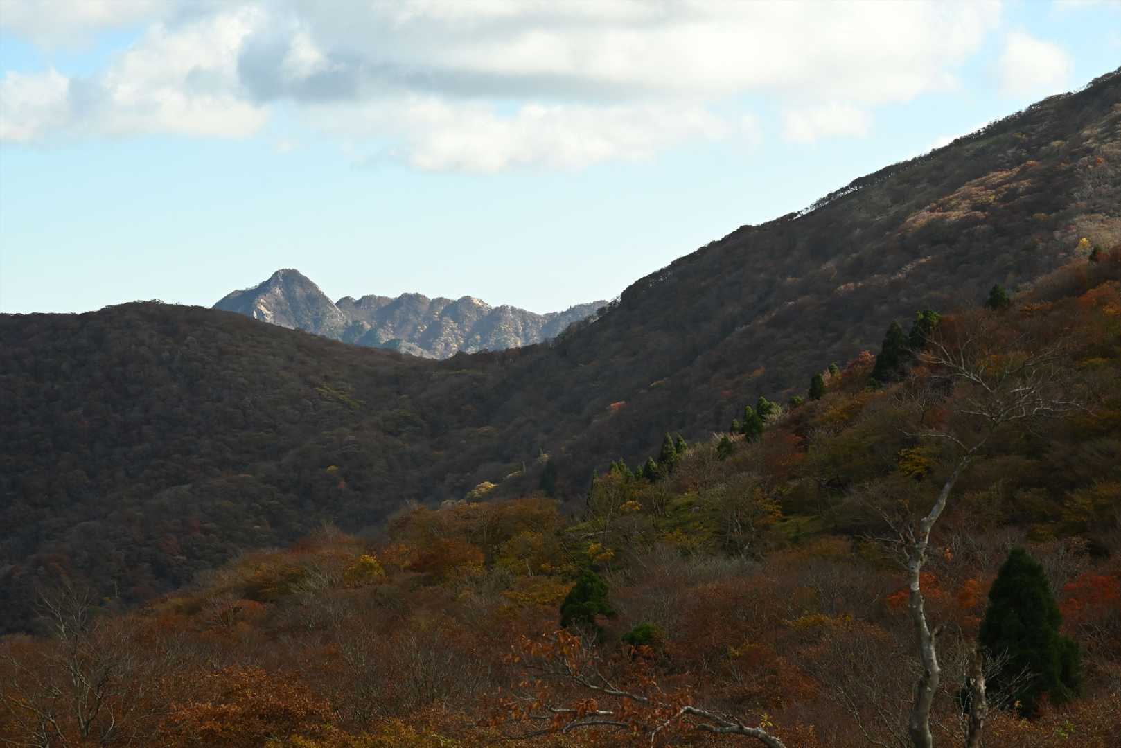 鎌ヶ岳ともお別れです。