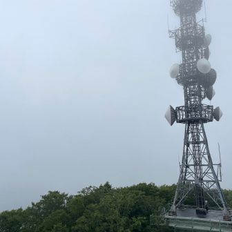 南区方面も見えません☁️
