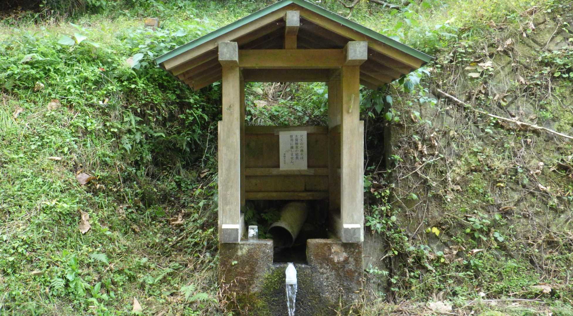 　尺丈山の湧水