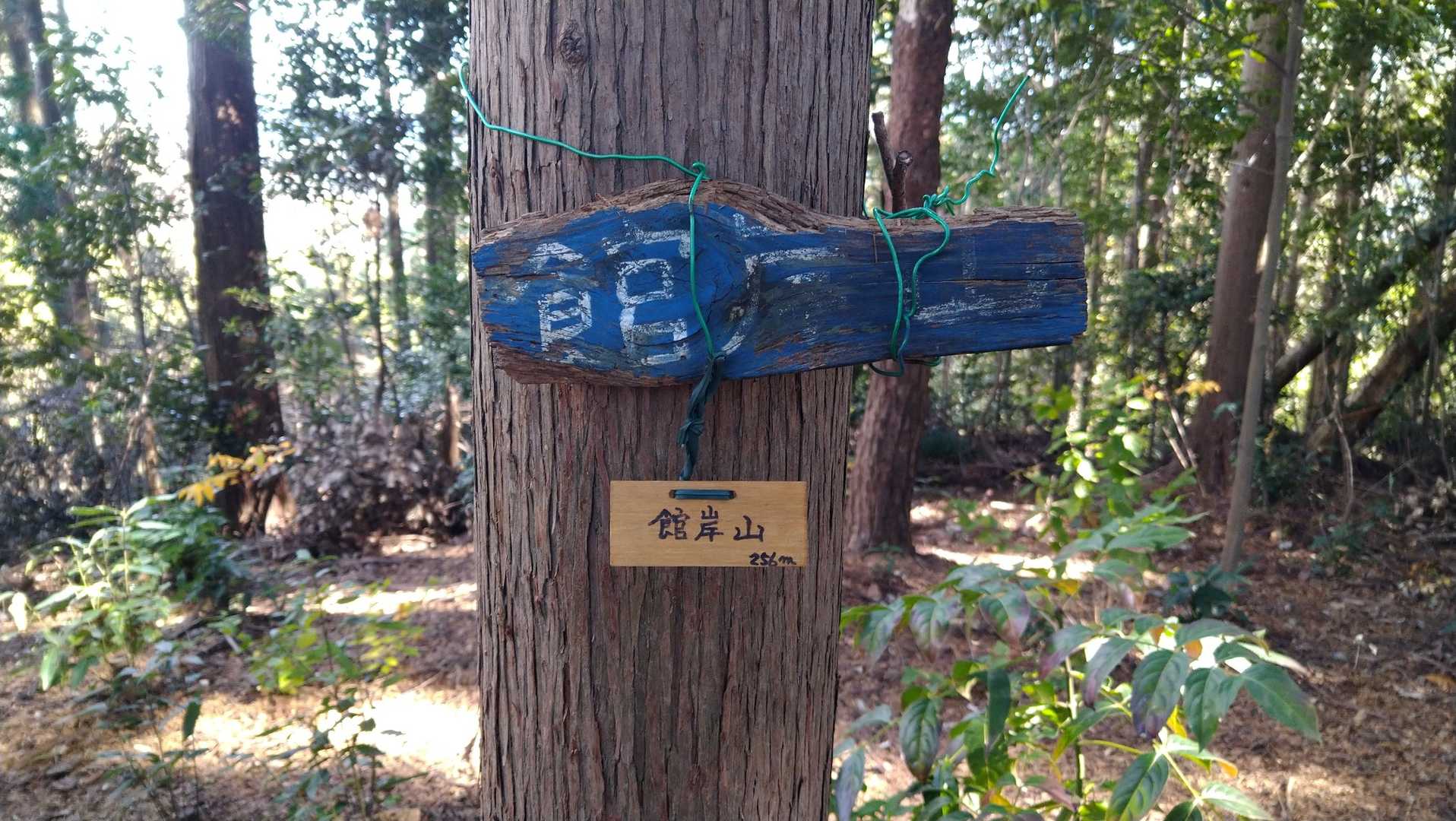 館岸山　トウチヤコ
海さん、プレート有りました