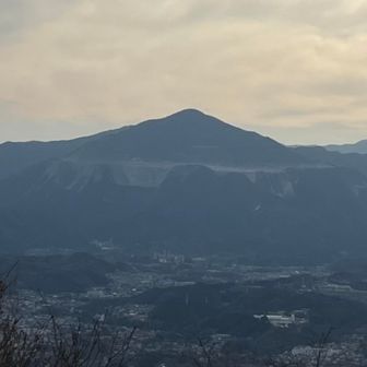 削られてる側の武甲山