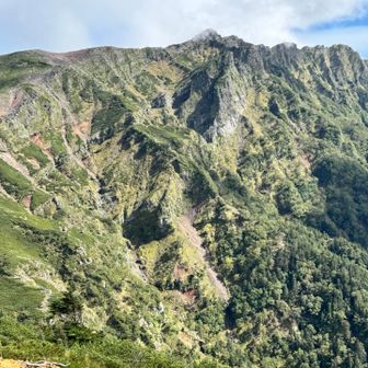 凶悪だった横岳の稜線、もう来ないよ、バイバイ～👋
