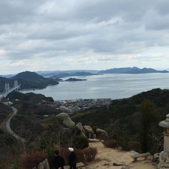 山頂からの景色！