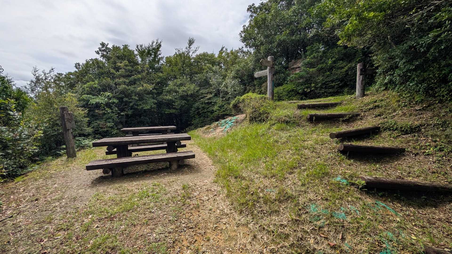 ショウゲン山・東鳳翩山　分岐 。