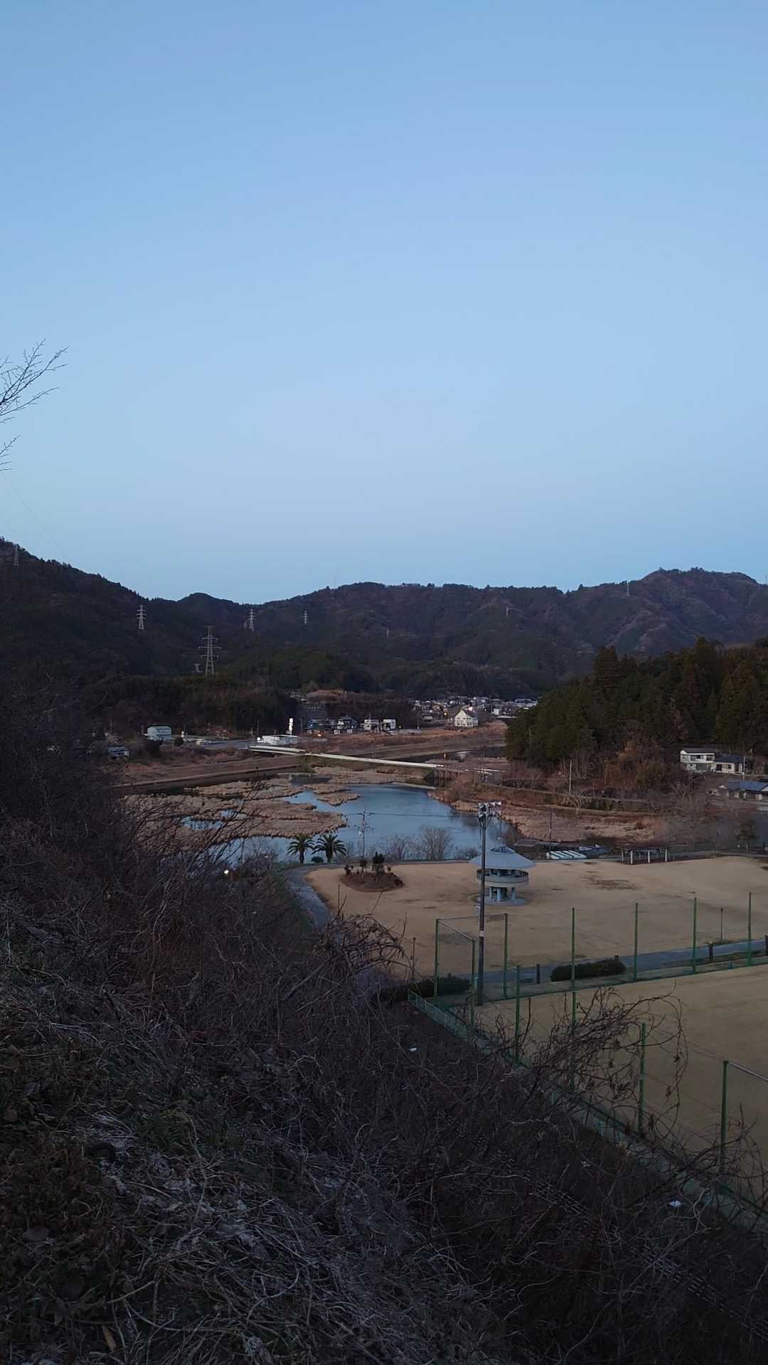 展望広場に寄り道
仁淀川の支流　日下川