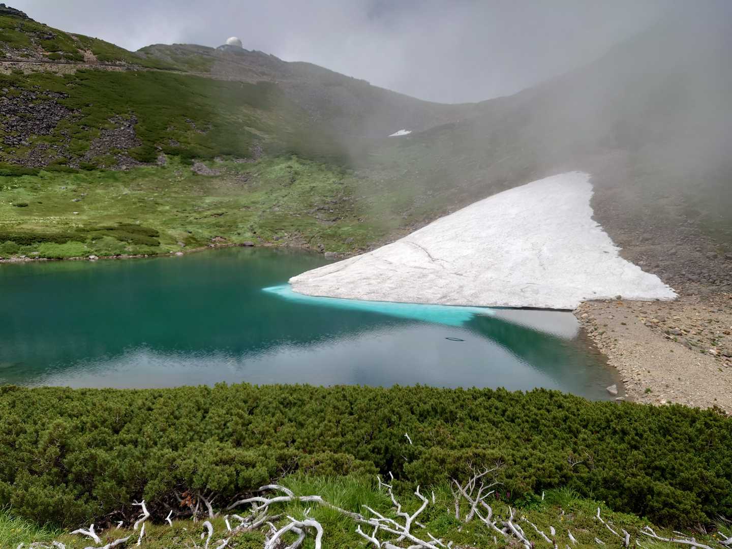 乗鞍山頂バス停-富士見岳口 往復コースの写真