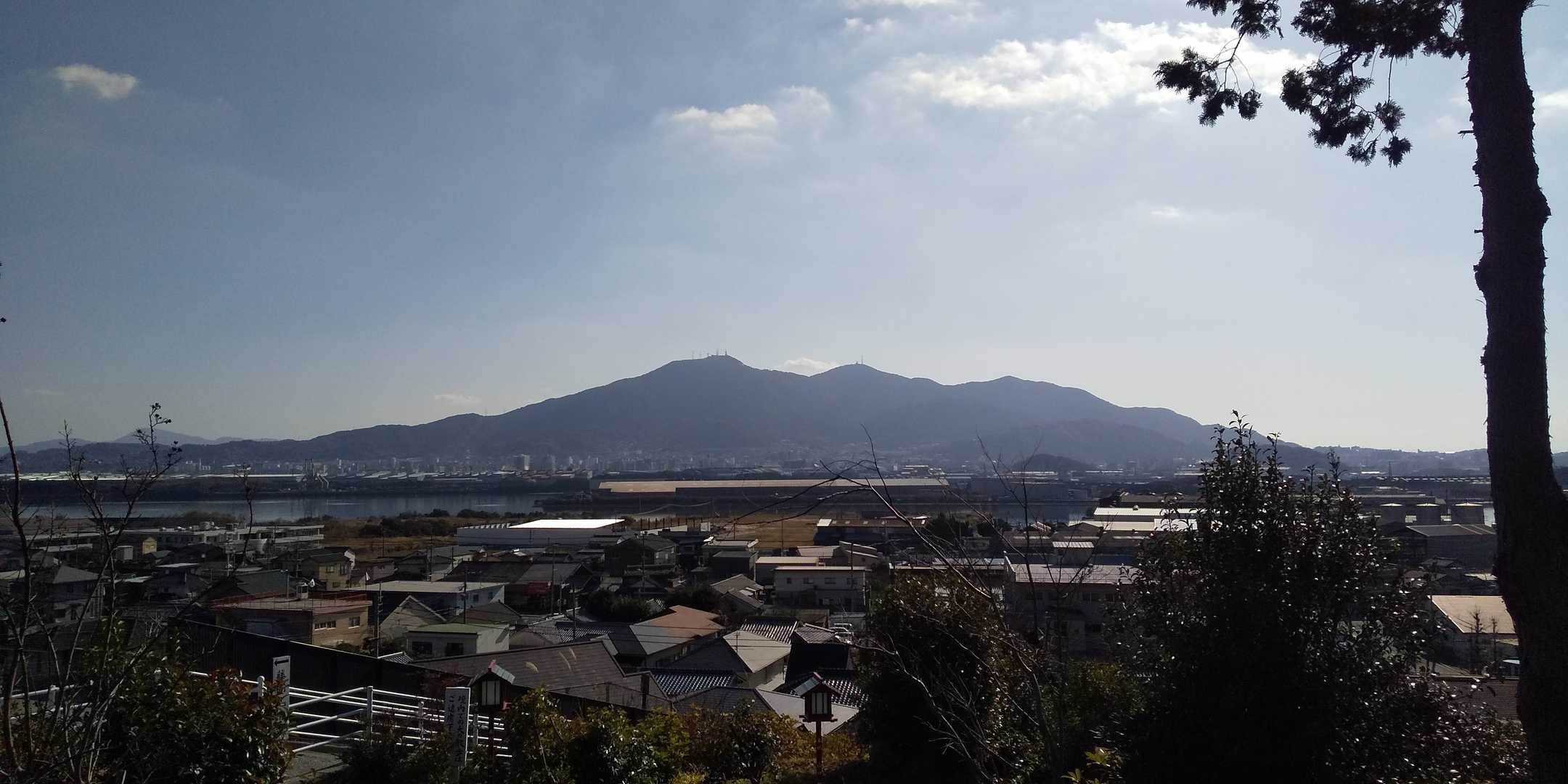 展望所から皿倉山