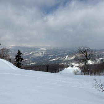 スキー場みたいな所からスノーモービルの音がブォンブォン聞こえてきます！楽しそう😊