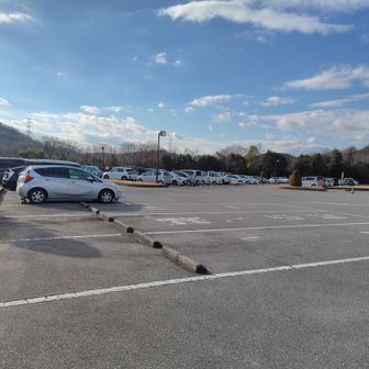 ゆぴかの駐車場に帰ってきた