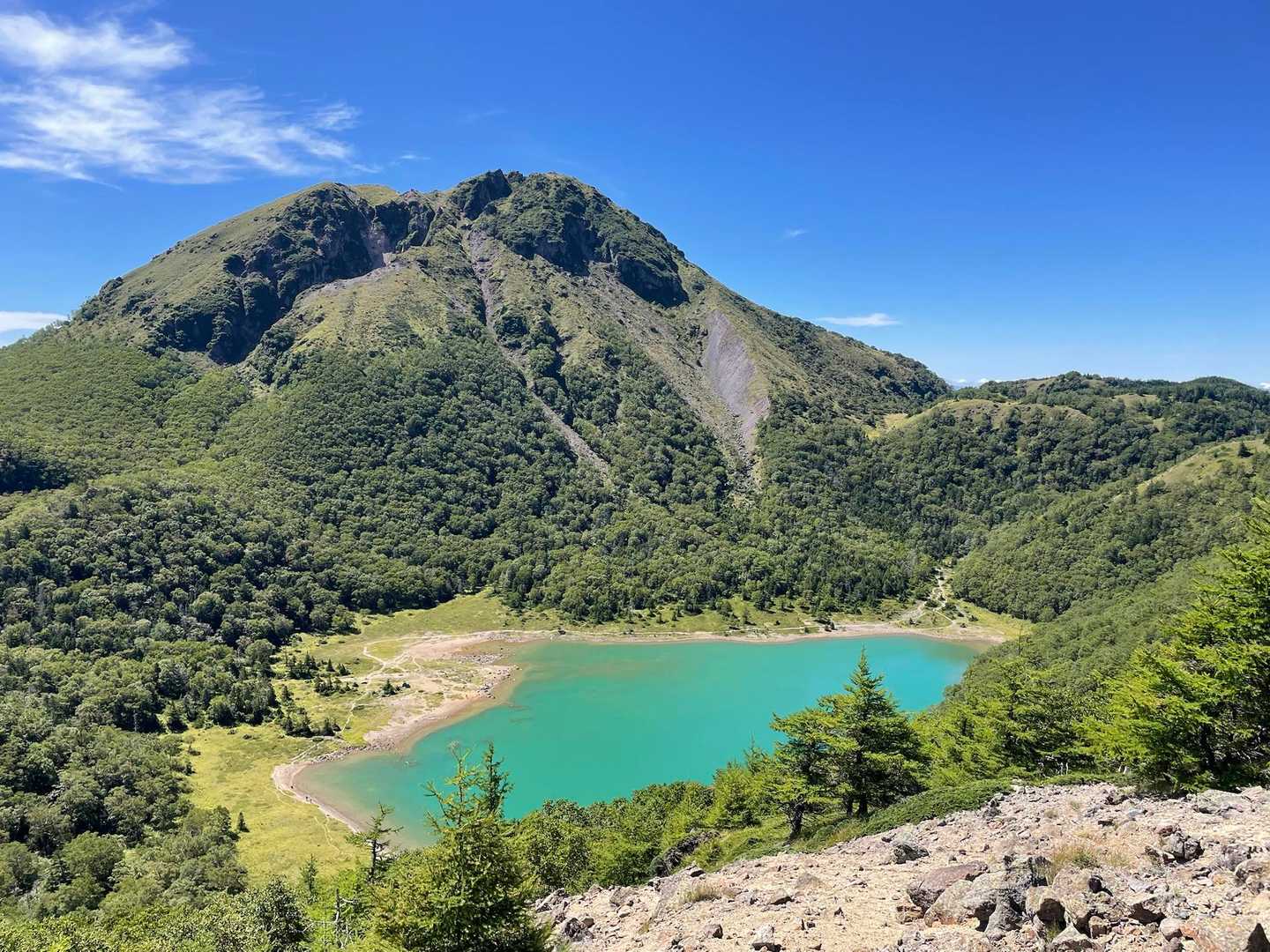 金精峠登山口-金精峠-金精山-五色山-前白根山-五色沼 往復コースの写真