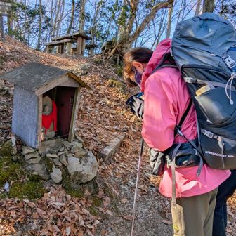 お地蔵さまにここまで無事に帰ってこれたことを感謝🙏
