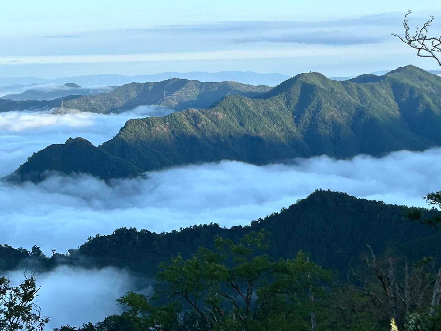 このルートで雲海を目にするのは初めてです🥹