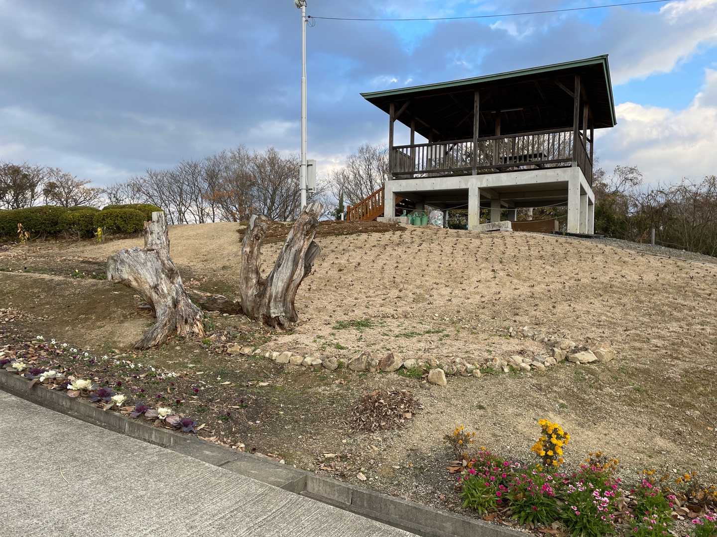 期待してなかったので展望台があるのにびっくり⁉️
