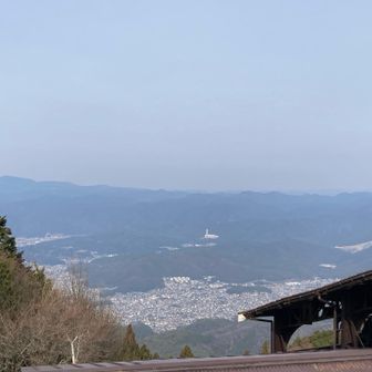 京都市内の奥地の方が少し見えました