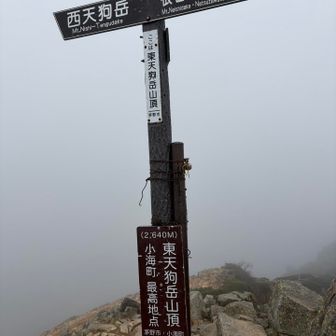 東天狗岳の眺望😆