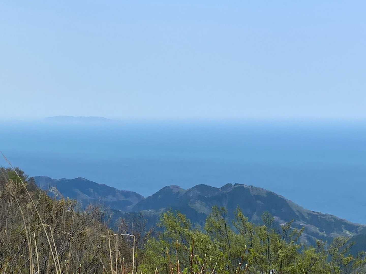 粟島が見えた