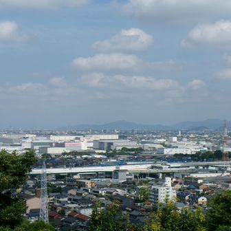 北西側　岐阜城も見えてる