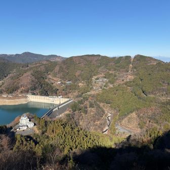 下久保ダムから流れる