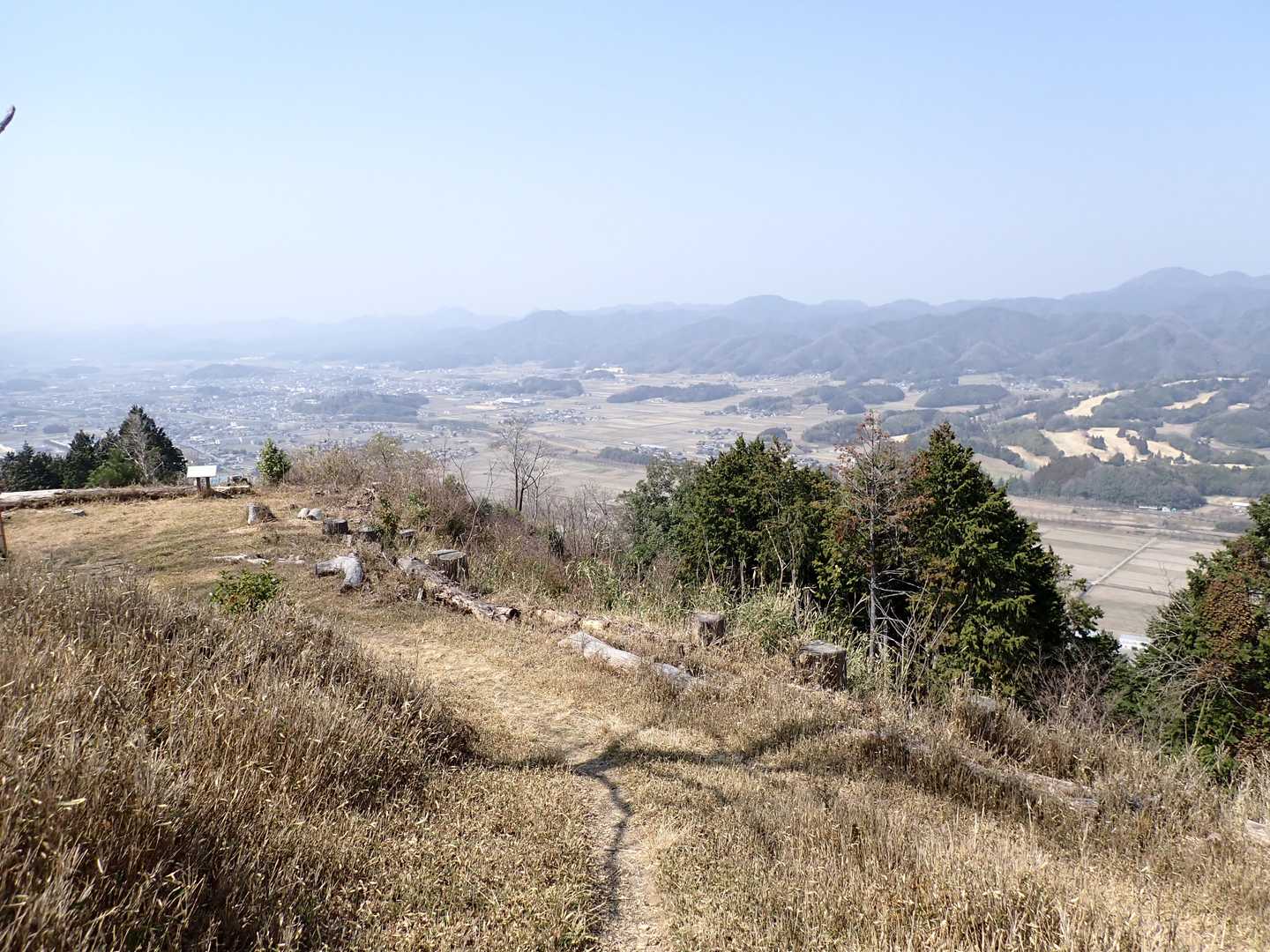 景色を堪能したあと、下山します