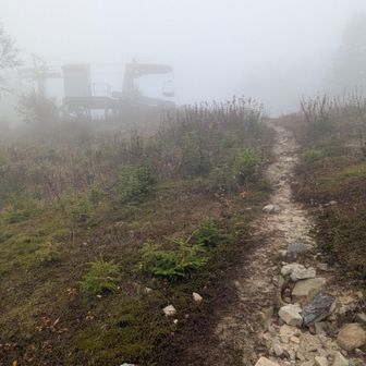 リフトが見えてきた〜