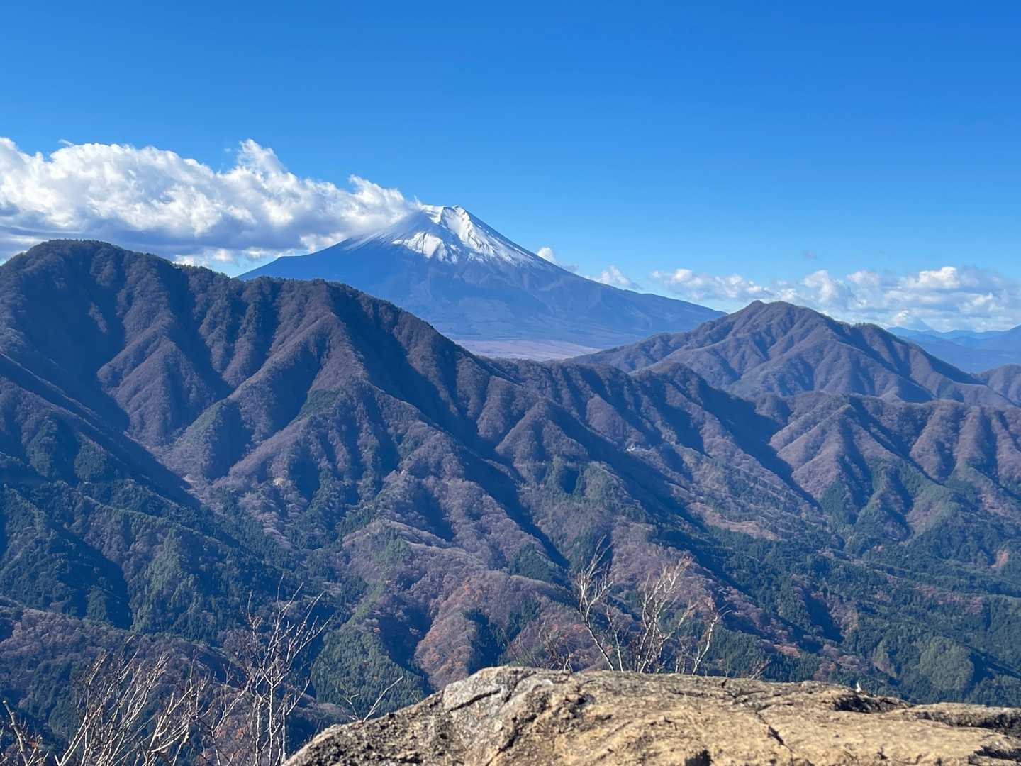 赤岩から富士山