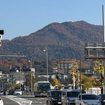 大文字山が見える😊