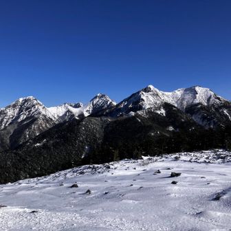 八ヶ岳ブルーの峰々🩵