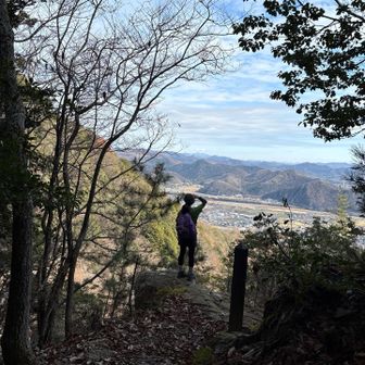 見張り岩まで下山してきました
亀山頂上には眺望なく
ここの見張り岩か山頂手前の展望所が
見晴らし良かったです♪