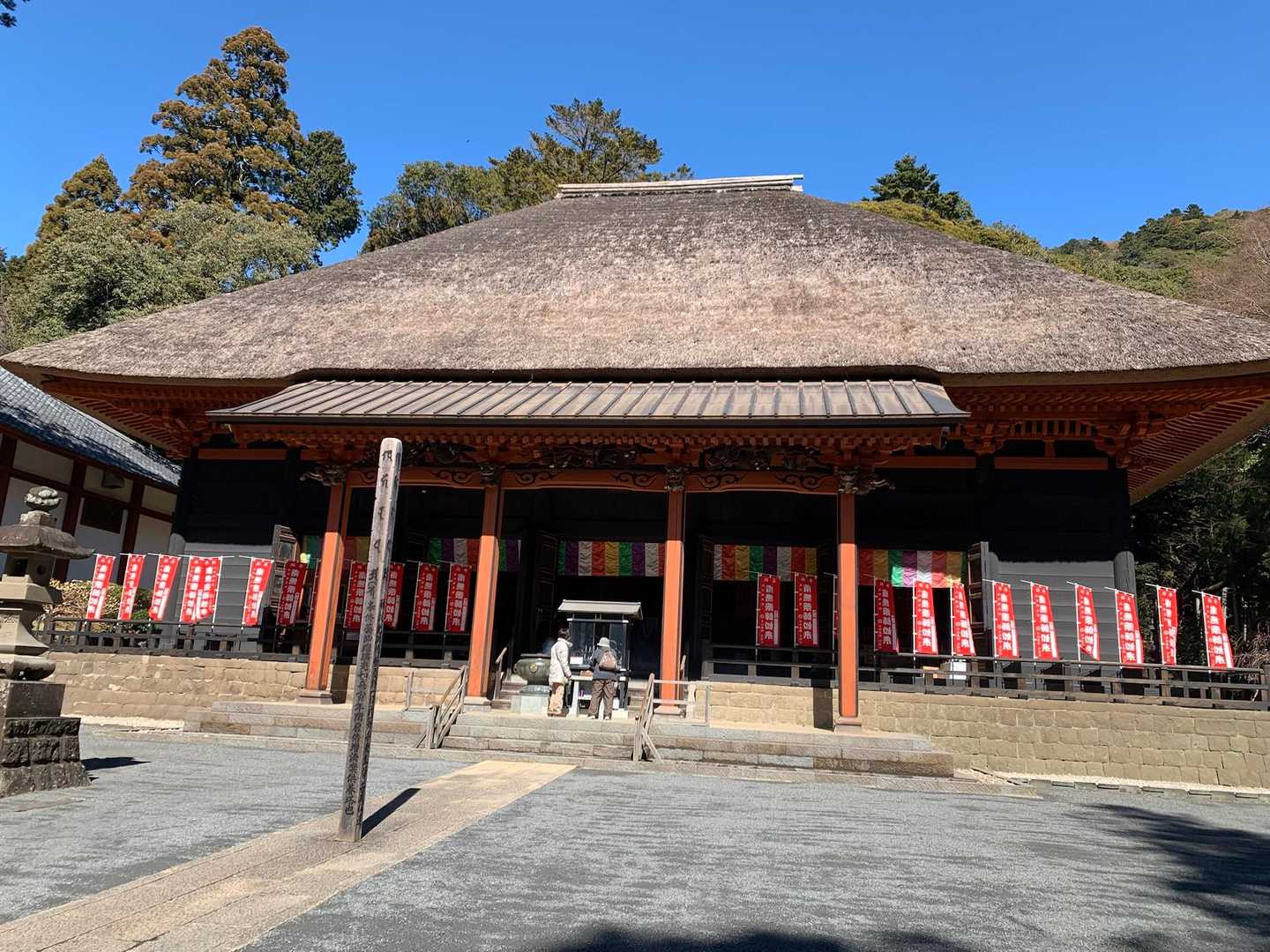 日向薬師バス停-日向薬師-日向山登山道入口-日向山 往復コースの写真