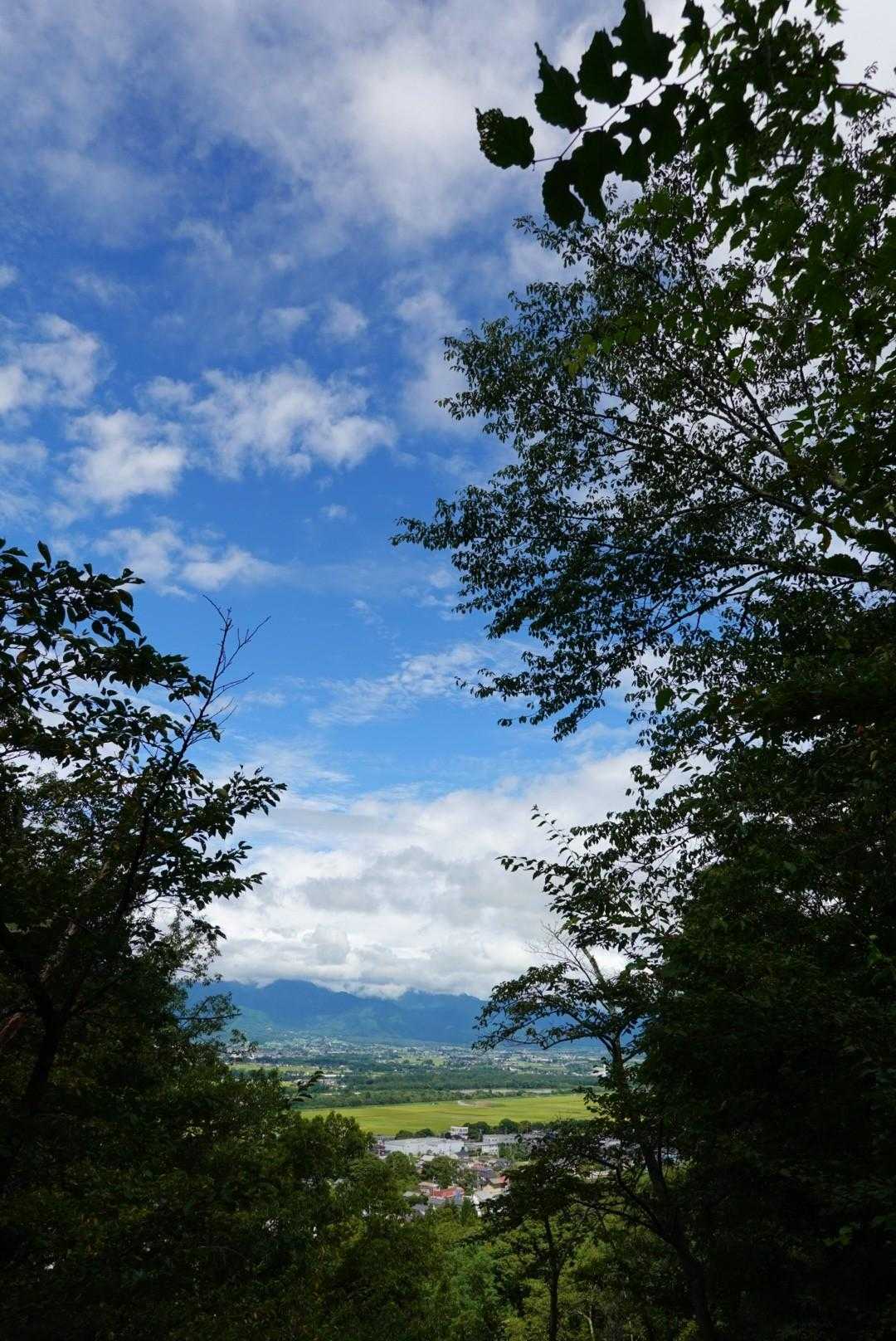 青空出てきた