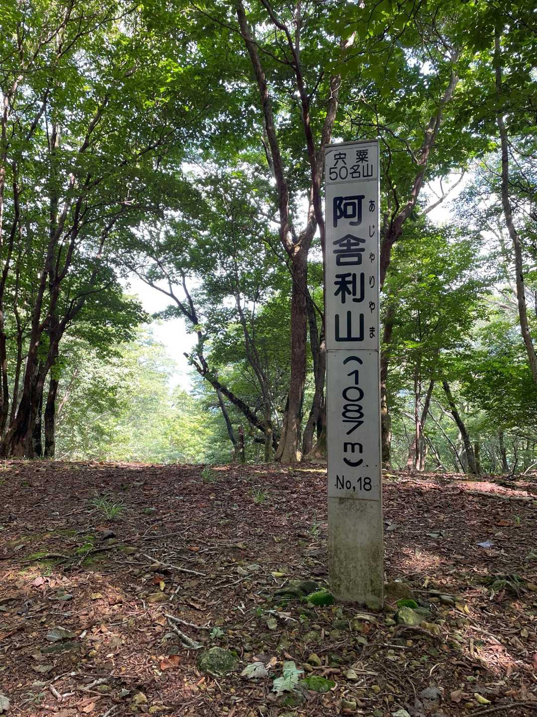 阿舎利山に到着
