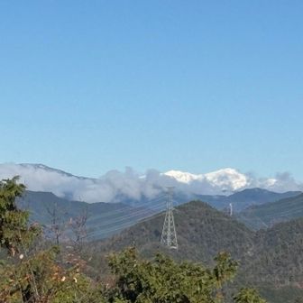 白山は雲が掛かってる😢