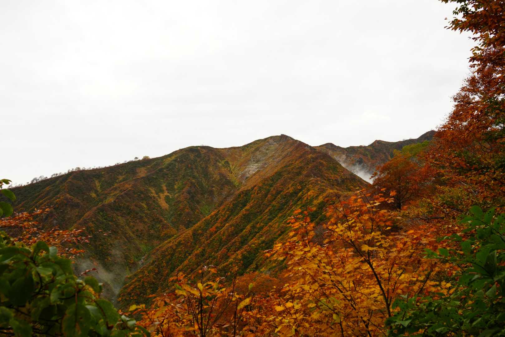 飯豊山神社-草履塚-三国岳-剣ヶ峰-横峰-御沢登山口 縦走コースの写真