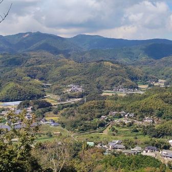 北側　大臼山⛰️と白山⛰️