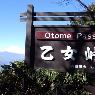 乙女峠まで下りてきた